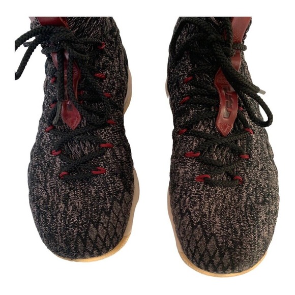 Nike Lebron 15 XV Pride Of Ohio 2017 Black Gray Women’s 8.5/9 Youth 7 897648-003 - Picture 5 of 12